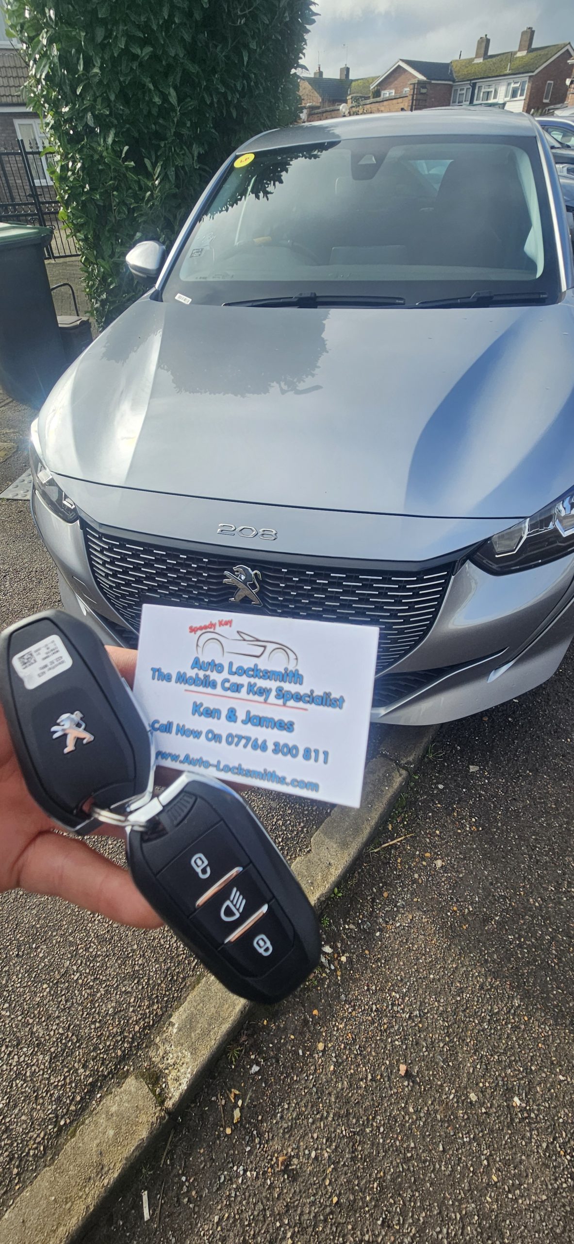 car key repair in hertfordshire for peugeot car